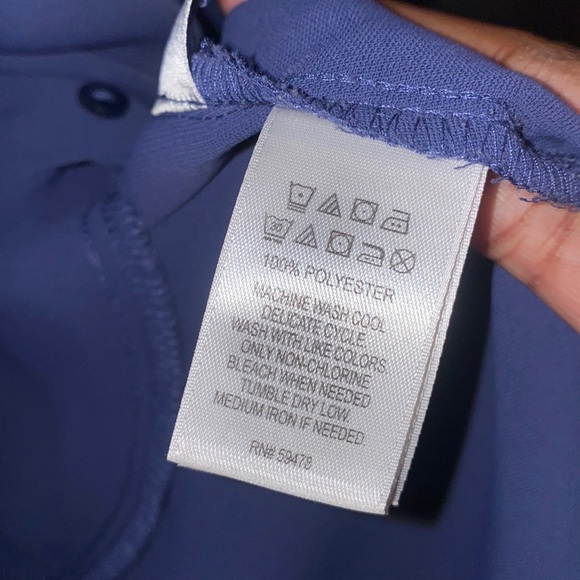 Savile Row London Blue Shirt Dress with Pockets - Picture 4 of 4